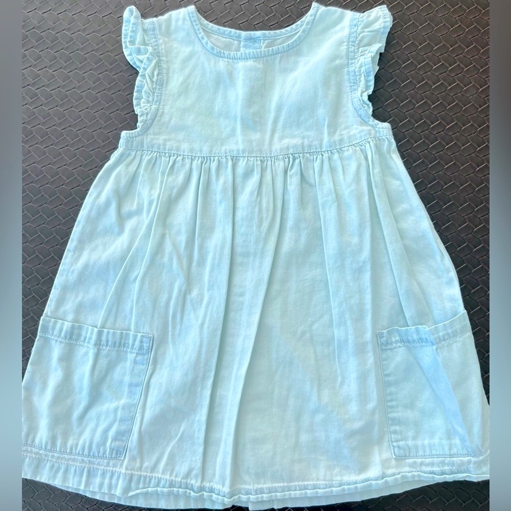 Baby Girl Dress Soft Jean Fabric